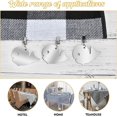 thumbnail image 5 of 6 Pièces Pinces à Nappe en Acier Inoxydable - Usage Extérieur et Intérieur, 5 of 5