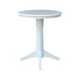 thumbnail image 5 of 30" Round Pedestal Counter Height Table - White, 5 of 6