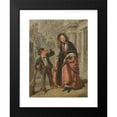 thumbnail image 2 of William Powell Frith 15x18 Black Modern Framed Museum Art Print Titled - The Crossing Sweeper (1863), 2 of 5