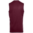 thumbnail image 2 of Augusta XS Youth Winning Streak Game Jersey Maroon/White 1181, 2 of 5
