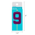 thumbnail image 5 of Purple Building Block Number 9 Birthday Candle, by Way To Celebrate, 5 of 6