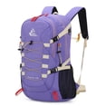 thumbnail image 1 of Mochila de Senderismo Bseash 40L Impermeable con Cubierta para Lluvia Violeta, 1 of 8
