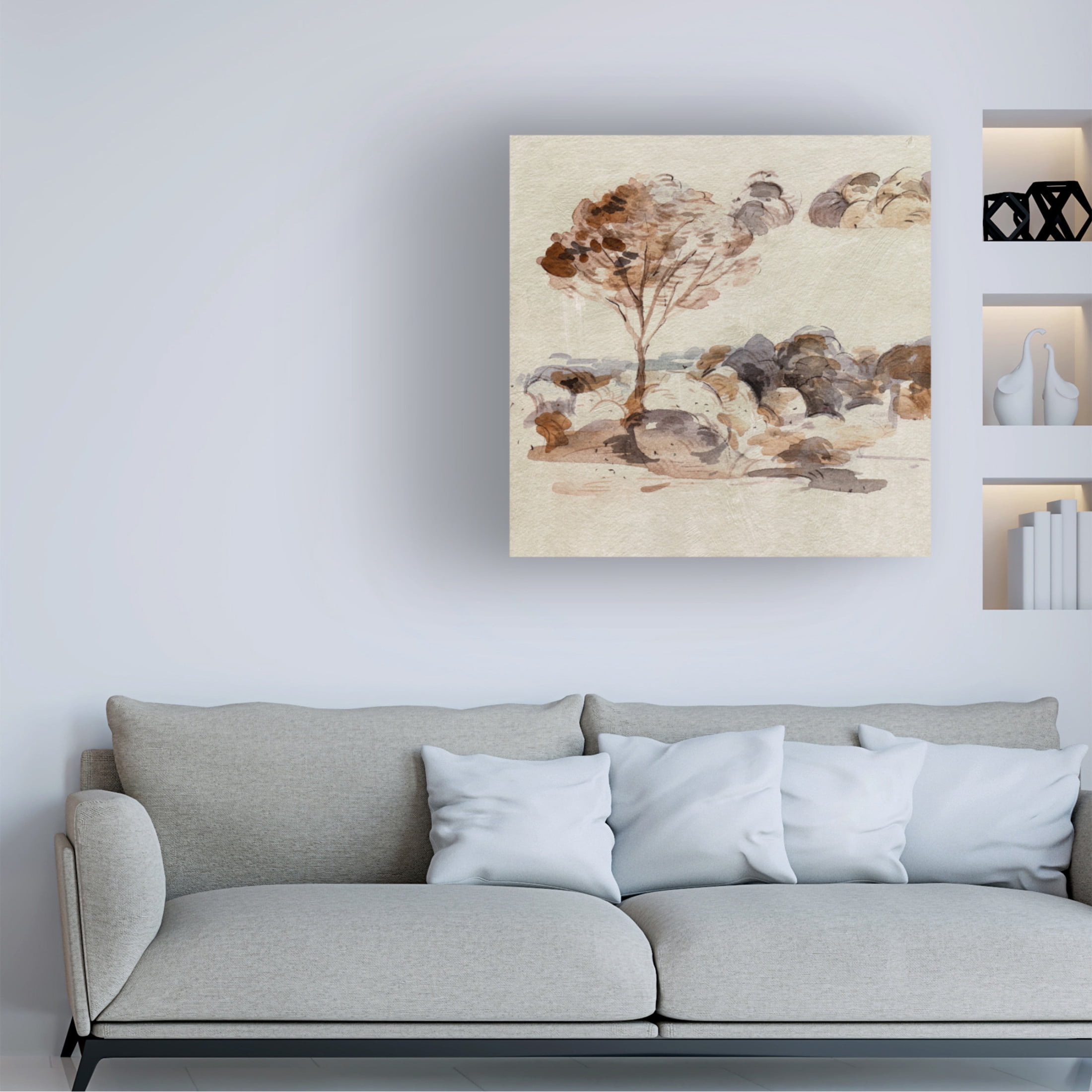 Trademark Fine Art Melissa Wang Fall Approaching II Canvas Wall Art