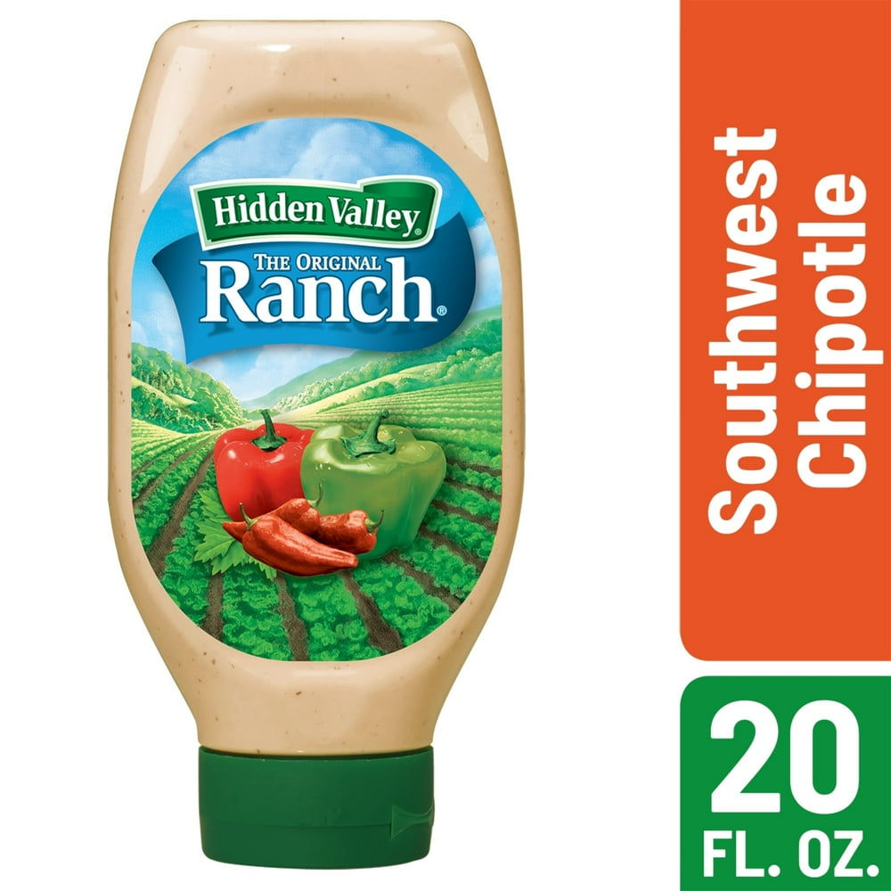 Hidden Valley Easy Squeeze Southwest Chipotle Ranch Salad Dressing