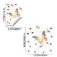 thumbnail image 4 of KOYPTL Glow in The Dark Butterfly Flower Wall Decals for Wall Window ,Glowing Luminous Butterflies Removable Self-Adhesive Wall Stickers for Girls Baby Bedroom Nursery Living Room Decorations Indoor, 4 of 7