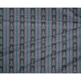 thumbnail image 4 of oneOone Tissu Polyester Lycra Rayé & Tourbillon Tissu Imprimé Ikat au Mètre 56 Pouces de Large, 4 of 4
