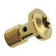 thumbnail image 1 of Speravity Pernos de freno Tornillo Manguera Tubería Adaptador de montaje de tubo de aceite Accesorio de sujetador único Durable Golden Type3 NO3, 1 of 6