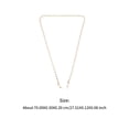 thumbnail image 2 of 7pcs Face Mask Chain Holder Set Glasses Lanyard Necklace Eyeglass Chains Golden Metal for Holding, 2 of 6