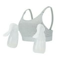 thumbnail image 1 of Ecavus Womens Nursing Bra for Breastfeeding Hands Free Grey S, 1 of 5