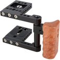 thumbnail image 4 of CAMVATE BlackMagic Pocket Cinema Camera Cage with Wooden Grip Handle, 4 of 4