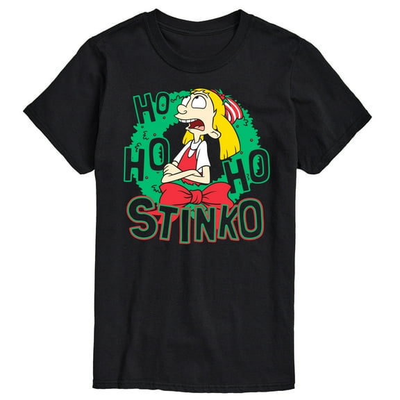 Hey Arnold! - Ho Ho Ho Stinko - Men's Short Sleeve Graphic T-Shirt