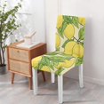 thumbnail image 3 of Lemon Lover Dining Chair Covers 4 Pack Lovely Yellow Fruit Theme Stretch Slipcovers Washable Removable Seat Protectors for Fresh Kitchen or Modern Dining Room, 3 of 6