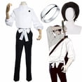 thumbnail image 1 of Disfraz de Cosplay de Jujutsu Kaisen, traje de anillo de uniforme de dibujos animados blancos, Yuta Okkotsu, fiesta de Carnaval de Halloween, 1 of 4