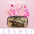 thumbnail image 4 of MUOOUM Pencil Case, Sea Turtle Vintage Map Large Capacity Pencil Pouch Stationery Pen Bag, 4 of 7