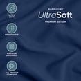 thumbnail image 4 of Bare Home Pillowcase Set - Premium 1800 Collection - Double Brushed - Ultra Soft - Toddler Size, Dark Blue, 2 Count, 4 of 7