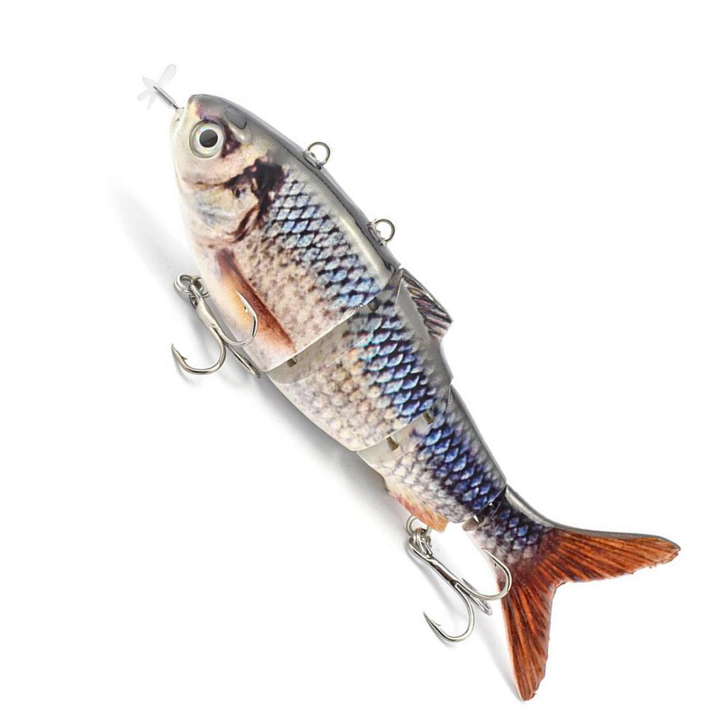 Leking Animated Lure Electric Fishing Lures for Bass Trout with Hooks Lifelikes Bass Lures