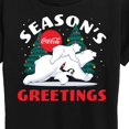 thumbnail image 3 of Coca-Cola - Seasons Greetings Polar Bears - Women's Short Sleeve Graphic T-Shirt, 3 of 5