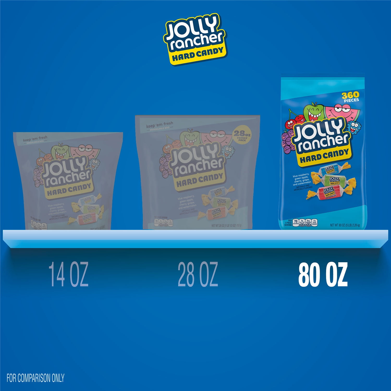 Product of Jolly Rancher Assorted Hard Candy, 5 lbs.