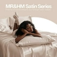 thumbnail image 6 of MR&HM Satin Pillow Case, 20x36 King Size Satin Pillowcase Set of 2, 2 Pack Satin Silky Pillowcase for Hair and Skin, 20x36, Champagne, 6 of 7