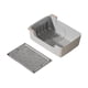 thumbnail image 2 of Inodoro para perros, inodoro para orinar, inodoro extragrande desmontable para entrenamiento, orinal para perros gris con estera, 2 of 9