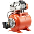 thumbnail image 1 of Alician Pompe de Puits Peu Profond 1,6 Hp avec Réservoir à Pression, Acier Inoxydable, Pompe d'Irrigation 115 V, Pompe à Jet de Surpression Automatique pour la Maison, le Jardin, la Pelouse, 1 of 6