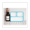 thumbnail image 2 of Lattice Energy Lunch Box Portable Fast Food Box Thin Lunch Box Frame Sealed Plastic Lunch Box Simple Lunch Box, 2 of 5