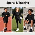 thumbnail image 4 of Boys Long Sleeve T Shirts Kids 5 Pack Cotton Crew Neck Tops Soft Toddler Clothes For 3T-12, 4 of 7