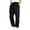 Black, variant on Rexolia Mens Designer Cargo Sweatpants Relaxed Multi Pocket Drawstring Waist Straight Leg Casual Army Green L