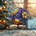 thumbnail image 5 of Luoshdecor Witch Hat Window Hanging Panel,Acrylic Stained Glass Window Hanging Decor Panel Hangings Wall Halloween Decor(1 Pack), 5 of 6