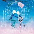 thumbnail image 2 of McFaul, Lorrie 20x20 Gold Ornate Wood Framed with Double Matting Museum Art Print Titled - Love Birds, 2 of 4