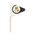 thumbnail image 1 of Traditional Japanese Local Maki Sushi Toothpick Triangle Cupcake Toppers Flag, 1 of 3