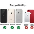 thumbnail image 2 of Entronix Funda de Silicona para iPhone 7/8, Suave Al Tacto, Antiarañazos y Antigolpes, Color Rojo, 2 of 7