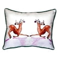 thumbnail image 2 of Dancing Deer Large Indoor/Outdoor Pillow 16x20, 2 of 3