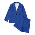 thumbnail image 5 of VOUZZA Girls Clothing Set Single Long Sleeve Blazer and Shorts 2-Piece Elegant Suit 3-14Y, 5 of 7