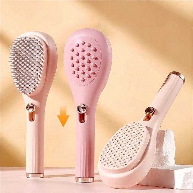 Sentmoon Travel Hair Brush Telescopic Comb Massage Comb Hair Skin Broken Hair Cleaning Comb Avoid Electrostatic Hair Puffy Scalp Portable Home Up to 40% off