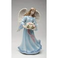 thumbnail image 3 of Cosmos 80112 Fine Porcelain Angel with Flower Basket and Bird Musical Figurine, 8-Inch, 3 of 3