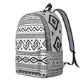 thumbnail image 2 of Artistic Bohemian Print Backpack for Adults, Large Capacity Boho Style Bookbag with Front Pocket, School Backpack for College Students, Commute, Travel, Great Gift Choice, 2 of 5