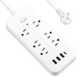 thumbnail image 1 of Regleta de enchufes Nikou con 6 tomas y 3 puertos USB, 1 of 15