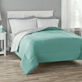 thumbnail image 5 of Mainstays Reversible Microfiber Printed Comforter, Aqua to Grey Full/Queen, 5 of 5