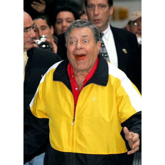 Jerry Lewis At Arrivals For The Late Show With David Letterman, The Ed Sullivan Theater, New York, Ny, October 24, 2005. Photo By Dima GavryshEverett Collection Celebrity (16 x 20)