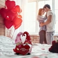 thumbnail image 6 of Deeceymbur Valentine's Day Decor Couple Gnome Statue Resin Figurine with Hearts Romantic Table Ornament Home Decor Gift for Couples Love Theme Decoration, 6 of 7