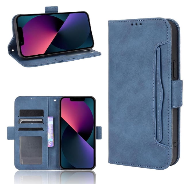 Funda Tipo Billetera GANGXUN para iPhone 13 Mini – Tapa Flip con Tarjetero