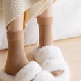 thumbnail image 4 of Up to 65% off!Socks for Women Comfortable And Breathable Solid Color Thickened Warm Mid Length Socks, 4 of 4