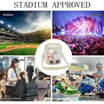 thumbnail image 6 of Lohol Clear Purse Stadium Approved CrossBody Bag for Men and Women Creamy-Small, 6 of 8