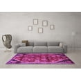 thumbnail image 3 of Ahgly Company Indoor Square Persian Purple Traditional Area Rugs, 5' Square, 3 of 4