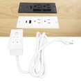 thumbnail image 1 of Fast Charging USB C and USB A Ports Conference Recessed Power Strip Protection Socket with Outlet PD 20W Fast Charging 2 USB Ports 1.5m Cord US Plug 125, 1 of 7