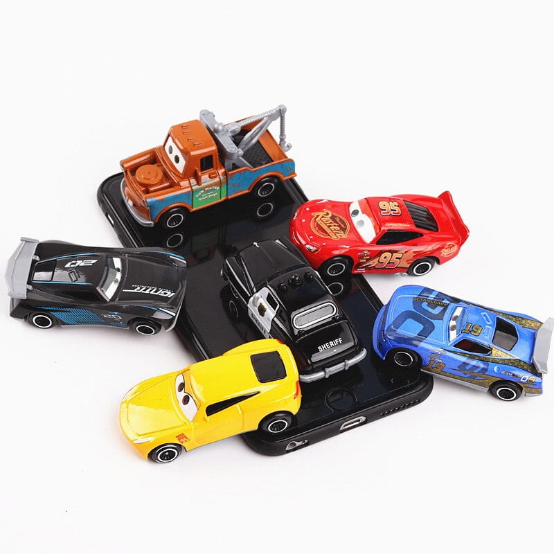 Koolyou 6pcs Lot Disney Pixar Cars 3 Lightning Mcqueen Jackson Storm Ramirez 1 55 Diecast Metal Alloy Model Toys Cars Gift For Childrens Other