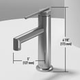 thumbnail image 4 of VIGO Sterling Single Handle Single-Hole Bathroom Faucet in Brushed Nickel, 4 of 13