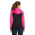 thumbnail image 2 of SPORT-TEK LADIES SPRT_WICK VRSTY FLC FULL-ZIP HOODED JKT F20, 2 of 6