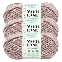 Lion Brand Yarn Wool-Ease Thick & Quick Bubbles Super Bulky Acrylic, Wool Multi-color Yarn 3 Pack